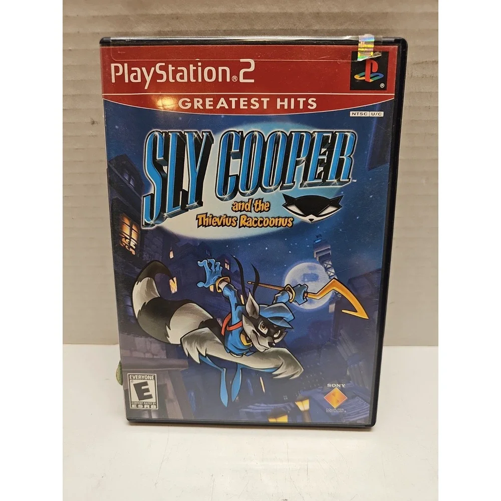Sly Cooper And The Thievius Raccoonus PlayStation 2 PS2 Greatest Hits No Manual